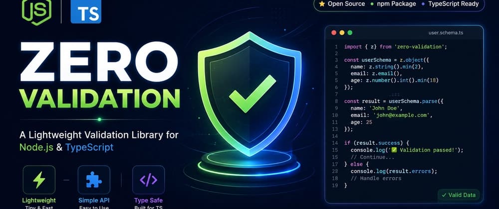 I Got Tired of Repeating Validation Logic in Every Node.js Project — So I Built Zero Validation